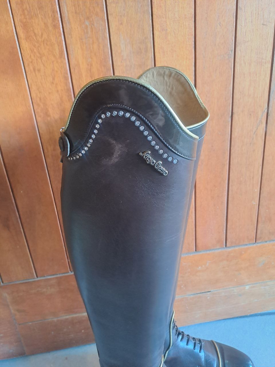 Sergio Grasso Brown Tallboots 38R - Image 4