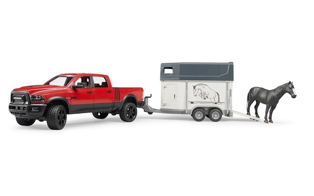 RAM 2500 Power Wagon with horse trailer and 1 horse - Image 2