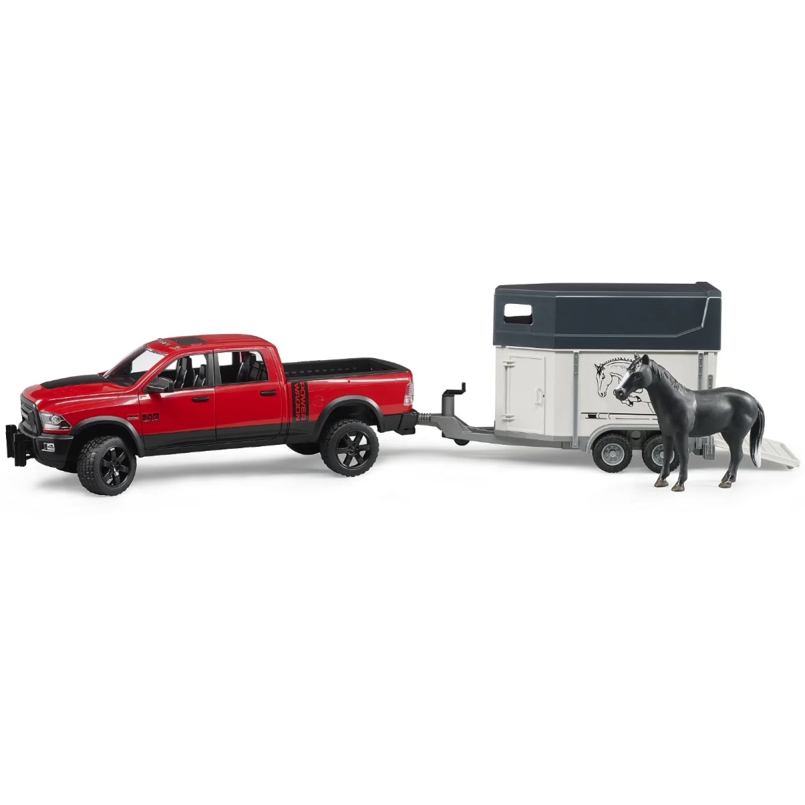 RAM 2500 Power Wagon with horse trailer and 1 horse