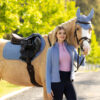 LeMieux Close Contact Suede Powder Blue - Image 2