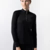 Horze Sidney Womens Traning Shirt-Black - Image 5