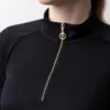 Horze Sidney Womens Traning Shirt-Black - Image 3