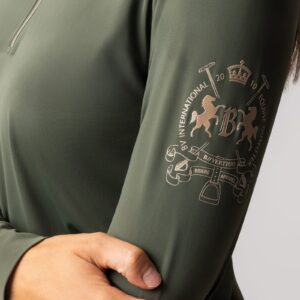 Alternative view of Horze Sidney Womens Traning Shirt-Green
