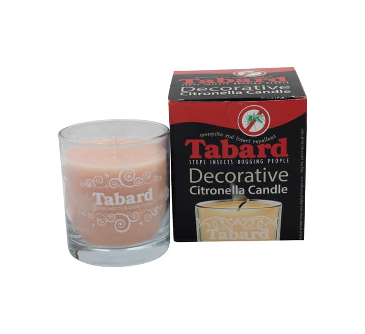 Tabard Glass Citronella Candle