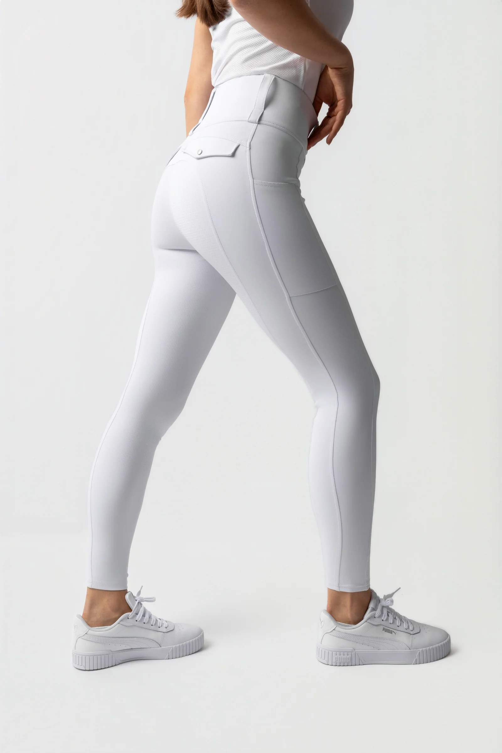 Horze Anya Women´s Full Grip Riding Tights UPF 50+ - Image 5