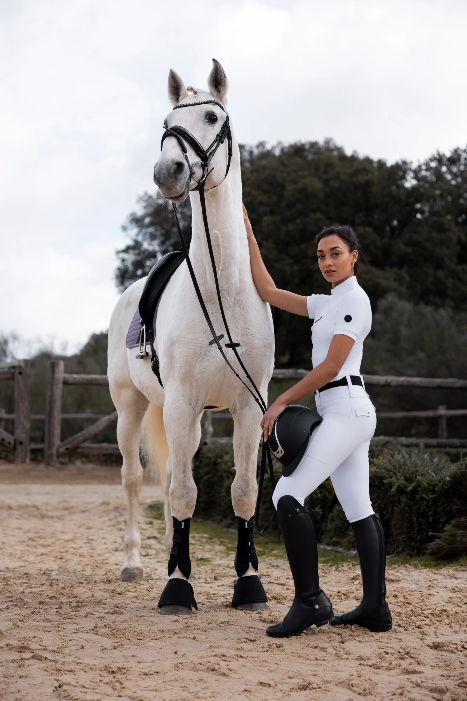 Horze Anya Women´s Full Grip Riding Tights UPF 50+ - Image 3