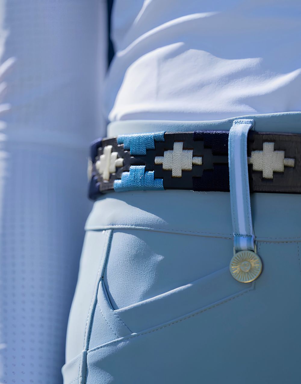 La Regalia woven polo belt